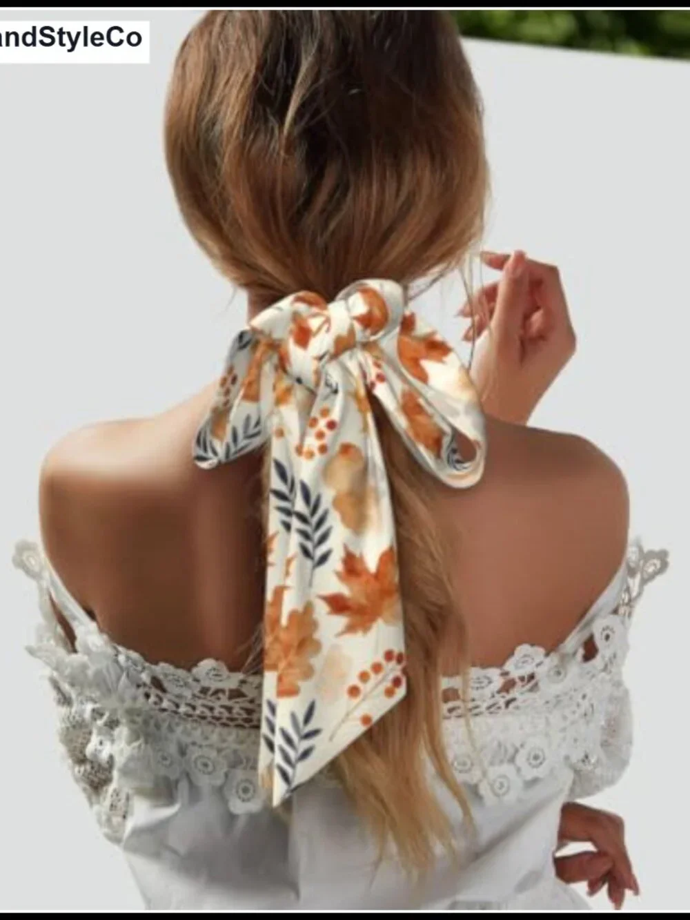 Silky Satin Skinny Scarf for Women, Multipurpose Head Neck Scarf